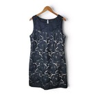 White House Black Market Dress Sz 14 Party Event Evening Cocktail Black Lace Lbd