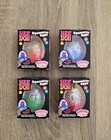 Nee Doh Squeezter Eggs Orange blue pink green Squishy Fudget Toy Complete Set