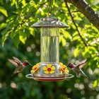 22pcs Hummingbird Feeder Replacement Flowers Hummingbird Feeder Parts With 2    
