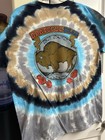 Grateful Dead Vintage Liquid Blue Tie Dye    92 Re-issue Xl Buffalo Nickel Sphere
