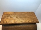 Vintage Oak Wooden Roll Top Bread Box Rustic Kitchen Decor