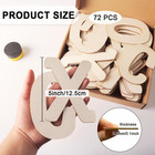 5 Inch Wooden Letters For Crafts Small Wooden Letters For Wall Decor Unfinished