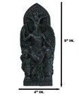 Sabbatic Goat Idol Baphomet Seated On Hell Pentagram Throne Home Decor Statue