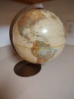Vintage Replogle 12  Raised Relief Topographical Globe World Classic Series Rare