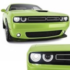 For Dodge Challenger Headlight Eyelids Angry Eyes Covers     Acrylic Headlight