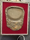 Chinese Stone Inkstone With Carved Decoration Fossil In Box