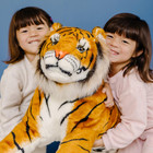 Melissa   Doug Giant Tiger - Lifelike Stuffed Animal  over 5 Feet Long 