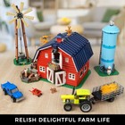 Insoon 1405 Pcs Farm Barn Building Set With Light  Farm House Building Block