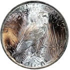 Brilliant Gem Uncirculated  1 1925 Peace Us Silver Dollar 90  Bu