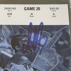 Alex Ovechkin Signed 500th Goal Ticket Psa Slabbed Washington Capitals 1 10 2016