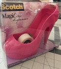 New Rare 2011 Scotch 3m Pink Stiletto High Heel Shoe Magic Tape Dispenser   Tape