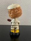 Vintage 1960s Japan Big-eye Baseball Bobblehead Nodder  7 Yellow - Made In Japan