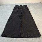Y2k Jnco Style Beyond Baggy Black Jeans Womens 25x24 12  Wide Hmailton Southpole
