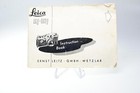 Leitz Leica Iif - Iiif 1950 s Camera Instruction Book Germany Original  g998
