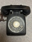 Vintage Bell System Western Electric Rotary Telephone Black Untested