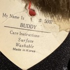 Ty Plush Buddy Bear First Generation Tywl 1989 Korea