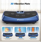 Merach Vibration Plate Exercise Machine 3d 4d Vibration Plate Led Display 300lb