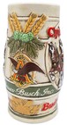 Vtg Ceramarte 1983 Budweiser Clydesdale Anheuser Busch Ceramic Beer Stein Mug