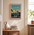 Lagos Travel Poster  Nigeria Wall Art  Unique Birthday Gift