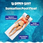 Trc Recreation Sunsation 70 Inch Thick Foam Raft Lounger Mat Pool Float  2 Pack 