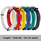 High Temperature Resistant Premium Bowden Tubing 6m Tpfe Teflon Multicolor