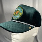 Grateful Dead    american Beauty    Velour Rope Hat     Spruce Green
