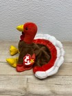 Vtg 1996 Ty Beanie Babies Collection Gobbles The Turkey With Tag Error