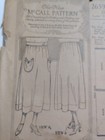 Two Piece Skirt 26  Mccalls Mccall 2659 Sewing Pattern Uc Vtg 1920 s Loose Midi