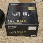 Shure Srh840 Wired Over Ear Headphones - Black   Oem Extras  Box  Case  Manual
