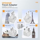 220v To 110v Voltage Converter  Tessan Universal Travel Adapter With 4 Usb Ch   