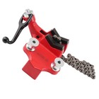 Cast Iron Pipe Vise 1 8 -5  Chain Clamp Heavy Duty Bench Tool