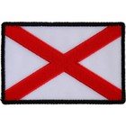 Alabama State Flag    Sew On   Iron On Embroidered Patch 3  X 2 