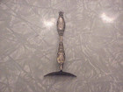 Vintage Paye   Baker Sterling Silver Nursery Rhyme Baby Food Pusher  Cock Robin