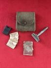 Wwi Us Army Issue Auto Strop Safety Razor Kit With Blades Pouch Ww1 Set Kit