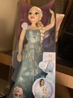 Disney Frozen Elsa Doll  100 Ice Powers  Light Up   Music Sounds  Stands 32 tall