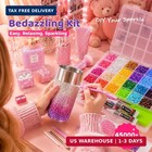 45000pcs Rhinestones For Bedazzling Kit  3mm Multicolor Flatback Gems  All-in-on