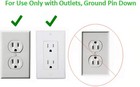 Sleek Socket Original   Patented Flat Ultra-thin 3 Ft - Single Cord  White