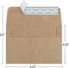 100 Pack Self Seal Invitation Envelopes A4 A7 A9 Kraft Brown White Photos Cards