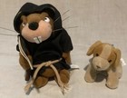 Meanies Series 3 Squirrel Grim Reaper   Webkinz Clip Puppy Lot Of 2