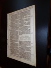 1611-59 Line Kjv Folio Bible Leaf-the Book Of Joshua Title Page-2nd Issue