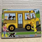 Melissa   Doug Wheels On The Bus See   Sound Puzzle Kids Wooden 6 Piece