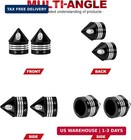 Front Axle Nut Cover Motorcycle Axle Nut Caps Cnc Aluminum Fit For Harley Tourin