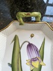 Anna Weatherley Purple Flower Dish Tray  New