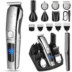 Waterproof Beard Trimmer For Men  Cordless Electric Razor   Grooming Kit  Mustac