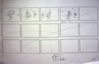Dora The Explorer 2009 John Fountain Signed Hand Drawn Storyboard Page  iz