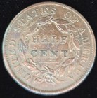 1835 Classic Head Half Cent 1 2 C Beautiful Toning