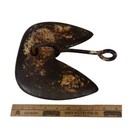 Vintage   Antique Early Minnesota Estate - Cast Iron   Steel Boat Anchor