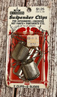 Suspender Clips By Risdon Up To 1    Straps    2  Straps   Vintage Nos - 2 Sizes