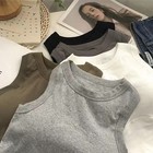 Summer Short I-word Undershirt Female Beauty Back All-in-one With Bra Pads Inner