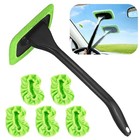 6x New Microfiber Car Wiper Cleaner Glass Brush Window Windshield Cleaning Tool